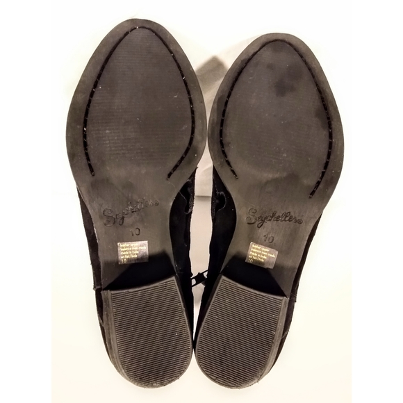 Seychelles Latern Ankle Boots Black Embroidered 10 - Picture 7 of 7